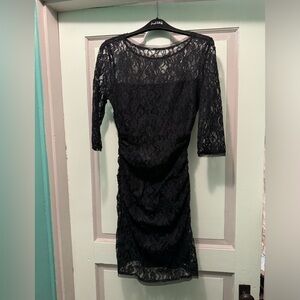 Max and Cleo Lace Dress 3/4 sleeve